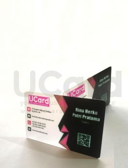 Cetak Kartu Nama Transparan Doff