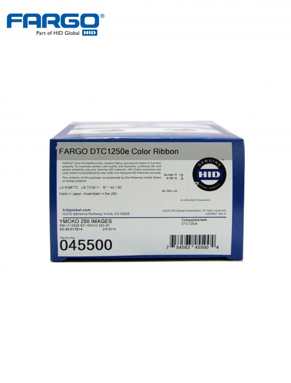 Ribbon FARGO Color  DTC 1250E | PN : 045500 YMCKO - Image 2