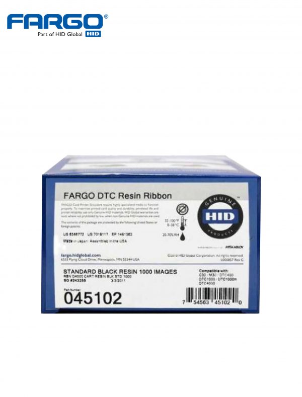 Ribbon Fargo Black DTC 1250e | Ribbon DTC 1250e PN 045102 - Image 3