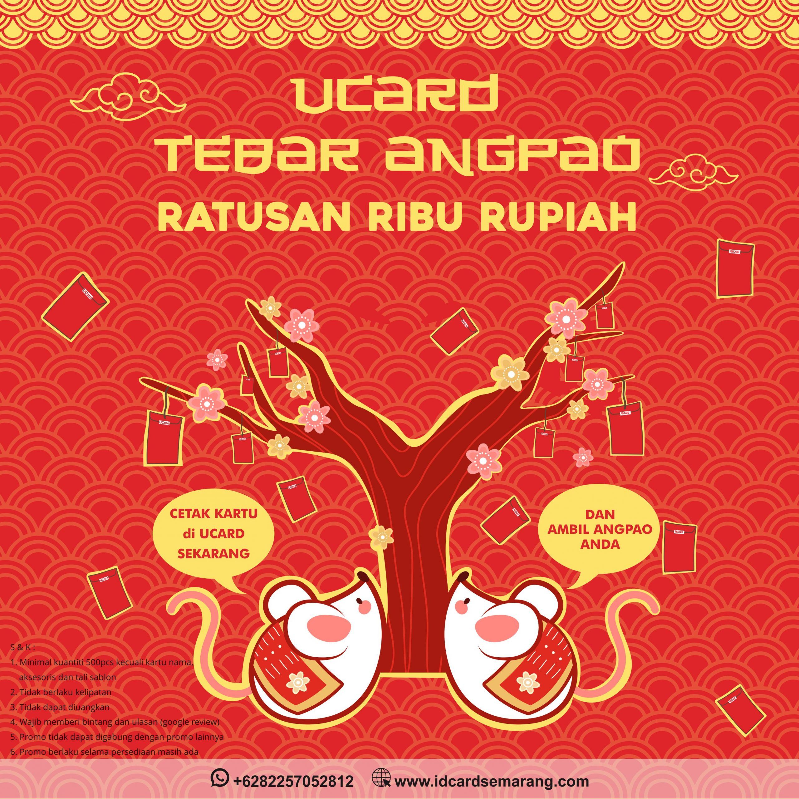 UCard Tebar Angpao Ratusan Ribu Rupiah