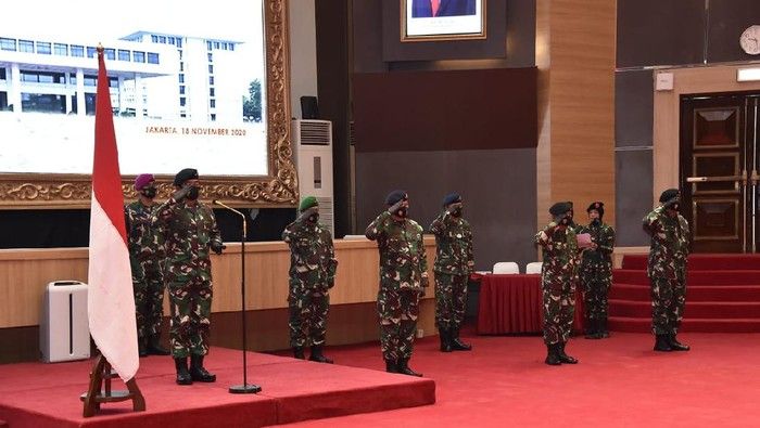 Panglima TNI Naikkan Pangkat 11 Perwira Tinggi, Termasuk Sesmilpres